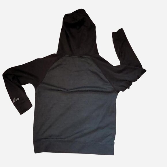 Spalding Mens Regular Medium black and Grey hoodie with unchewed strings. - Picture 3 of 5